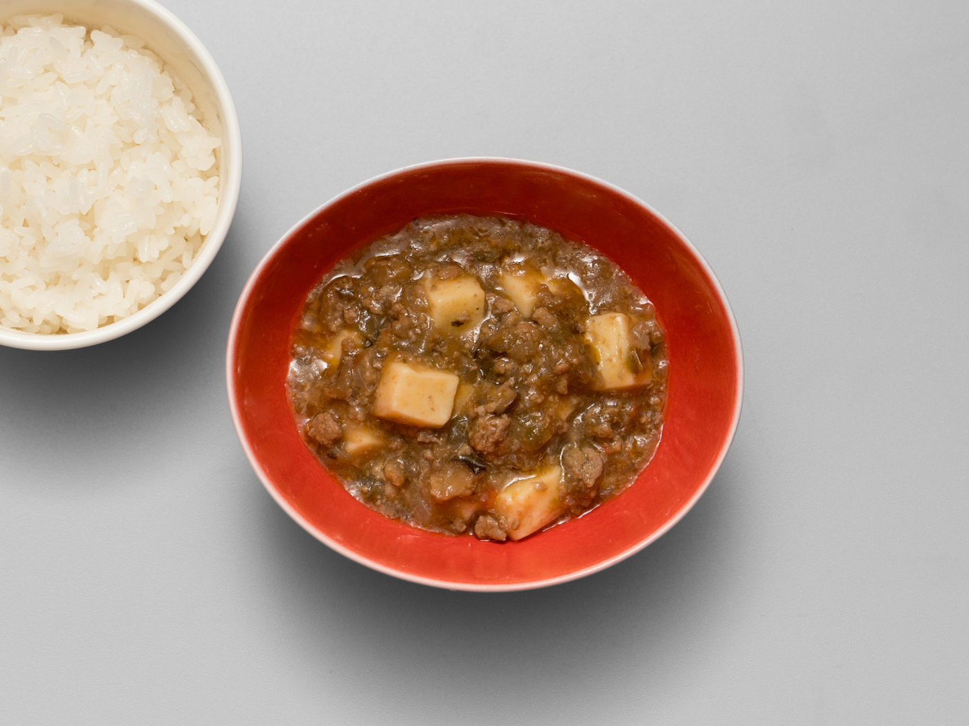 辛くない麻婆豆腐