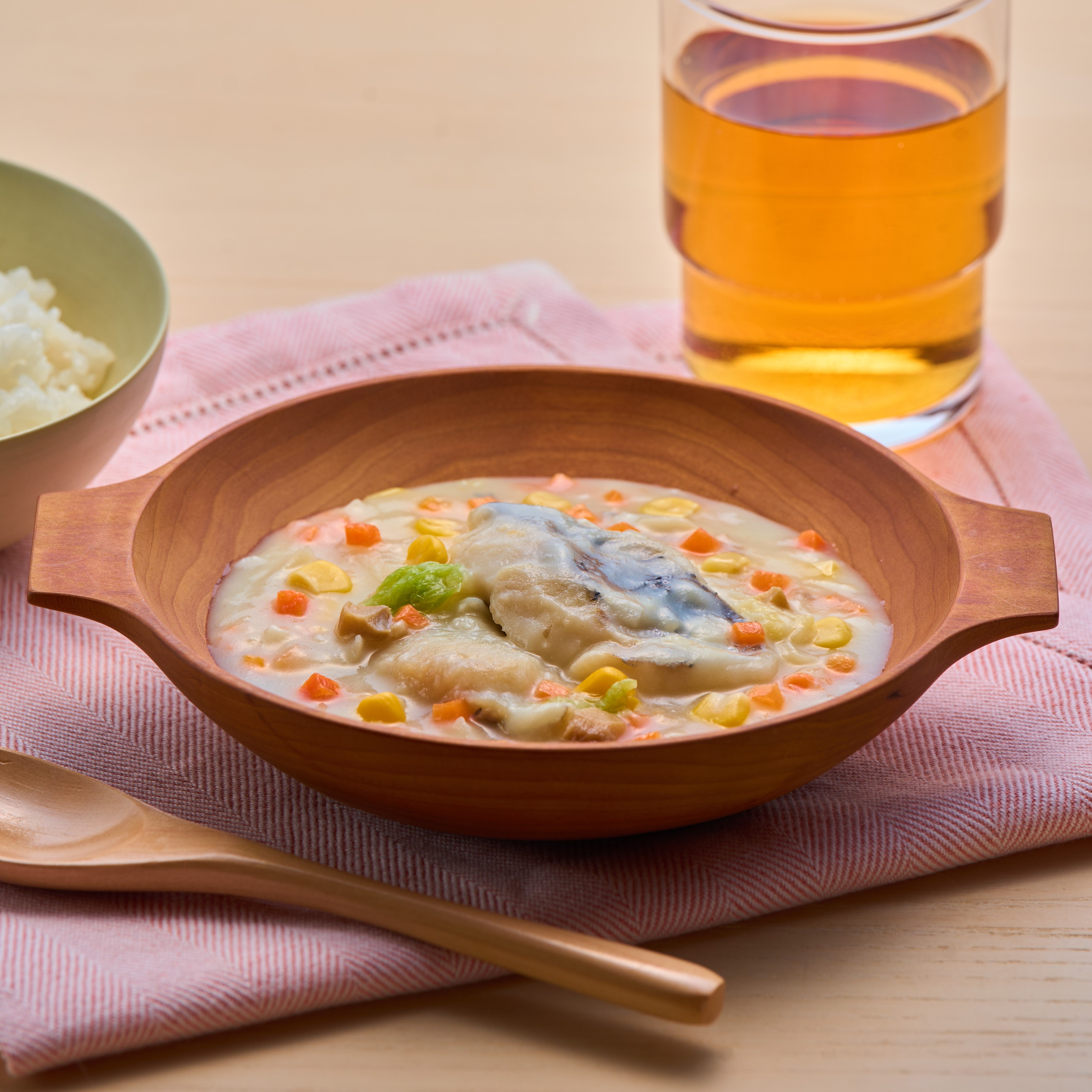 骨取りさわらのクリーム煮