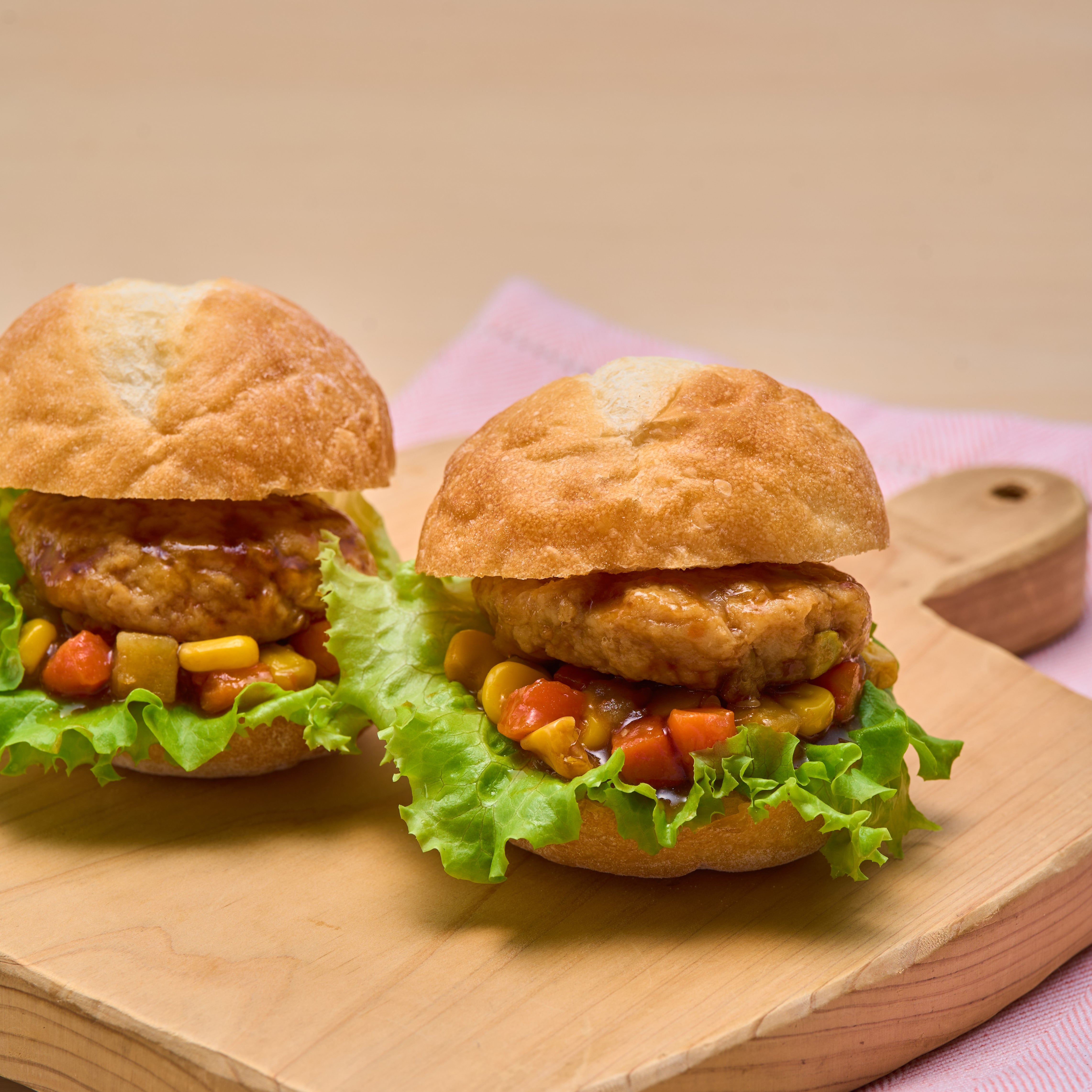 てりやき味の豆腐ハンバーグ