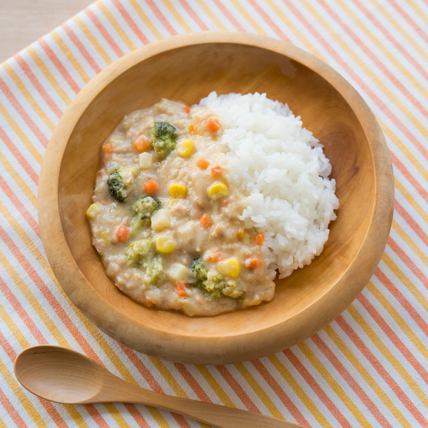 まぐろとしゃけのクリーム煮