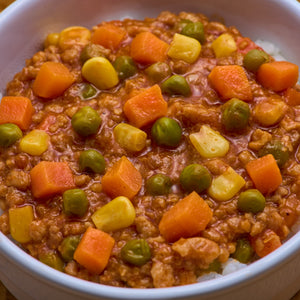 お肉に野菜を練り込んだミートソース