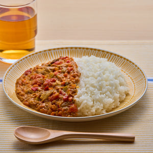 保育園で大人気の鯖カレー