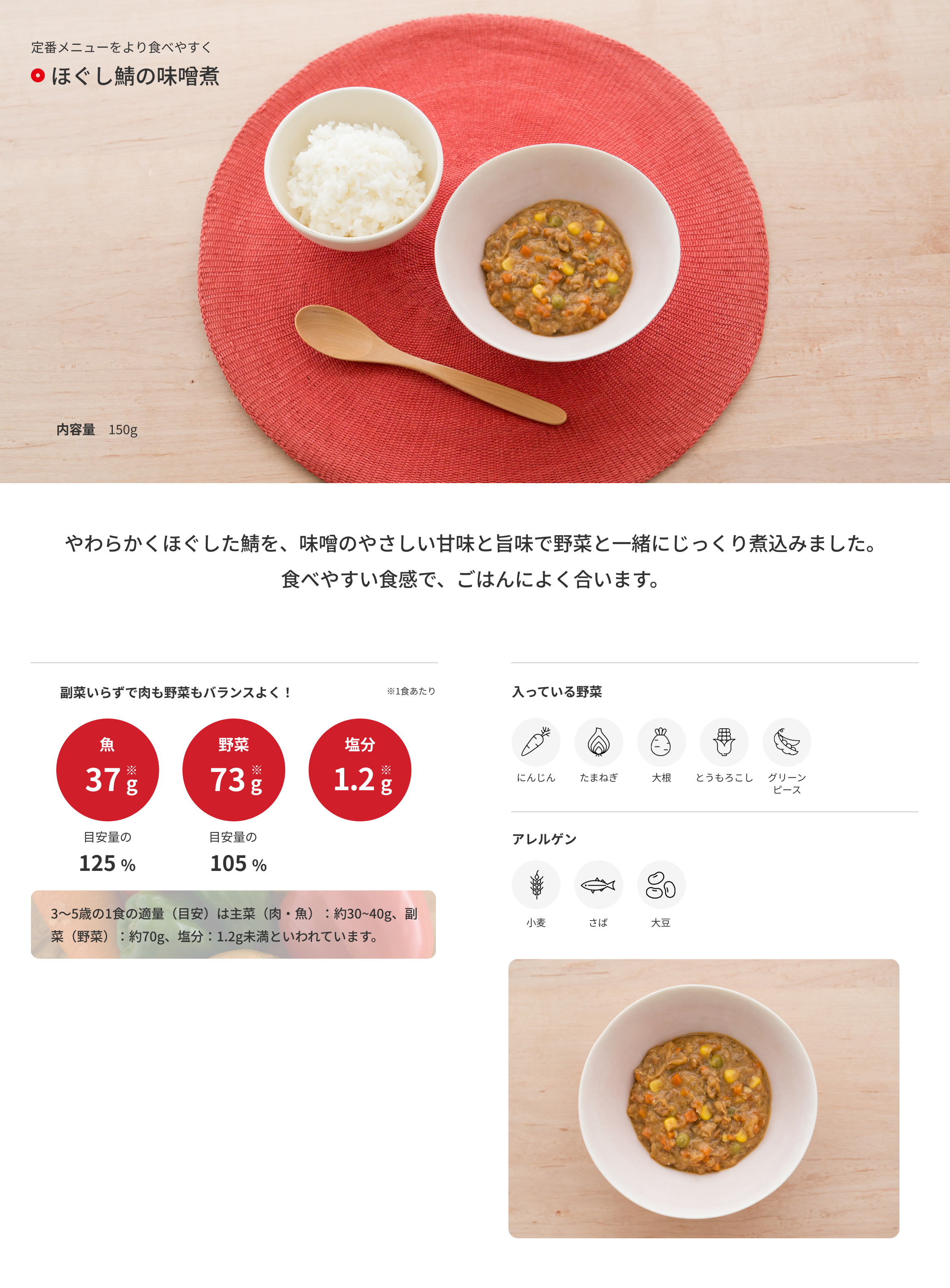 ほぐし鯖の味噌煮 商品詳細 1