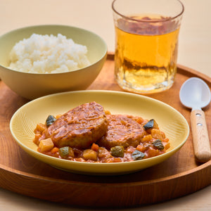 トマトの煮込みハンバーグ