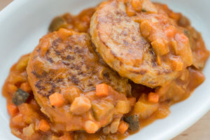 トマトの煮込みハンバーグ
