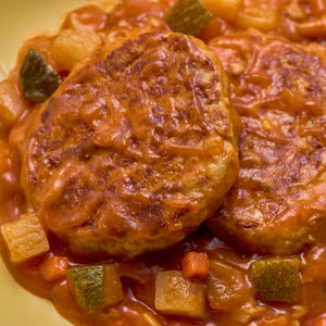トマトの煮込みハンバーグ